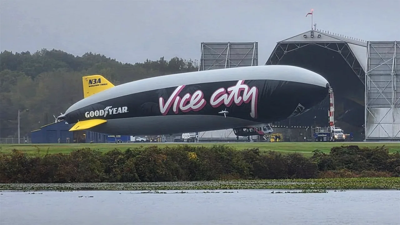 GTA 6's Vice City blimp is real: a Goodyear airship is flying to Florida