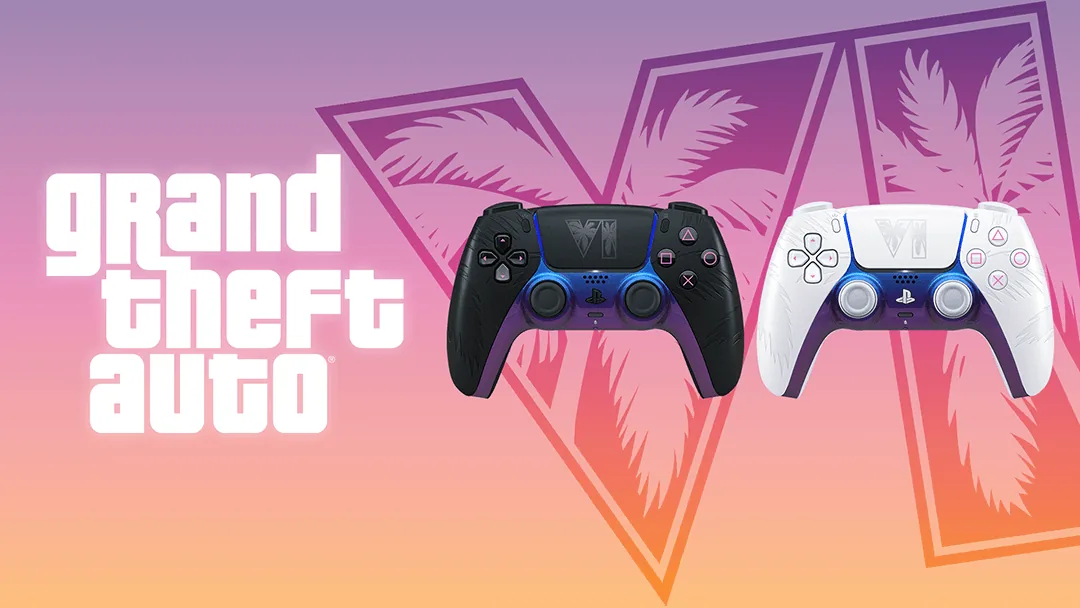 GTA 6 : Sony dévoile deux manettes DualSense édition limitée aux couleurs de Vice City